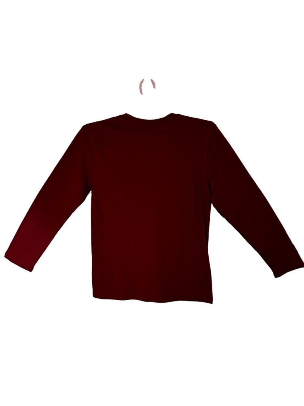 Nautica Long Sleeve Crew Neck T-Shirt Kids XL Pomegranate Red 100% Cotton NWT - Picture 3 of 12